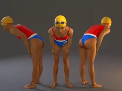 Swwimming Pool Female BCC 2130 004 3D model