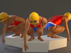 Swwimming Pool Female BCC 2130 012 3D model