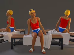SwwimmingPool Female BCC 2130 009 3D model