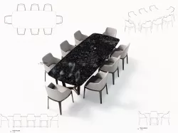 Table and Chair Revit High Quality 3D model 3D model