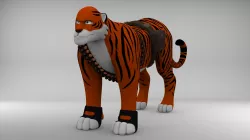 TF2 Heavy Tiger Low-poly  3D model