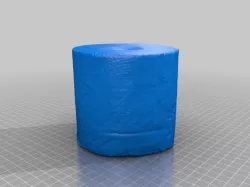 Toilet paper roll scan