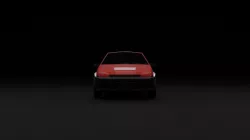 Toyota AE86 Low-poly  3D model