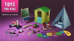 Toys for Kids Unreal Engine 4 Low-poly  3D model