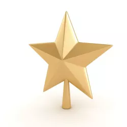Tree Topper Star 3D model
