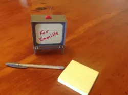 TV note display