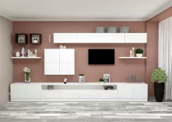 TV WALL 3D model