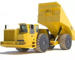 Underground Mining Truck Atlas Copco MT5020 model 3D model