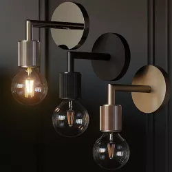 Utilitaire Socket Single Sconce 3D model