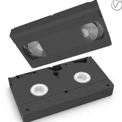 VHS tape Low-poly  3D model