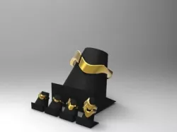 wave Ring Bracele 3D model