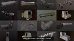 Weapon attachments collection part 1 