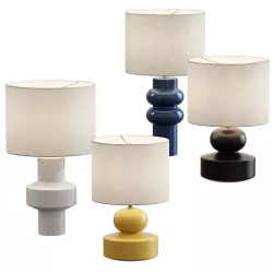 West Elm Modern Totem Table Lamp 3D model