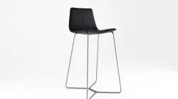 West Elm Slope Counter Stool 3D model