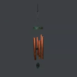 WindChimes static Low-poly  3D model