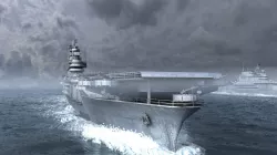 WWII midway aircraft carrier fleet USA Navy Enterprise CV-6 Low-poly  3D model