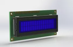 16x2 character LCD display