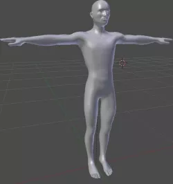 3D human model 3D model