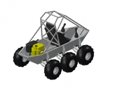 6-wheel-drive Amphibious ATV