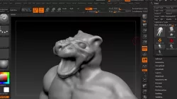 A creature body 3D model