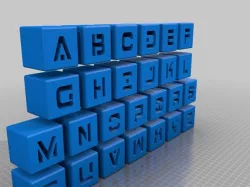 Alphabet Cubes