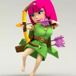 Archer 3D model