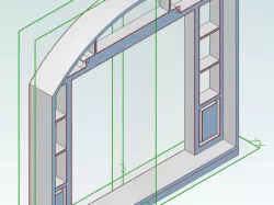 Art Deco / Jugendstil Portal Doors - Lego compatible