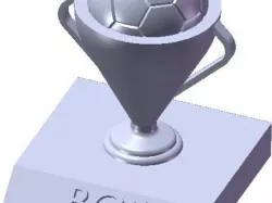 BCF soccer trophy
