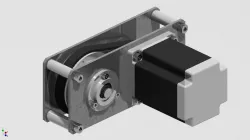 Belt gear with step motor for cnc.