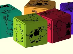 BilbyCNC Printober Happy farm animal blocks