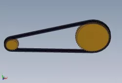 Chain transmision assembly