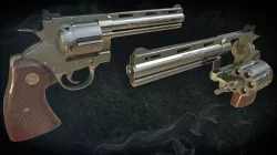 Colt Python Low-poly  3D model