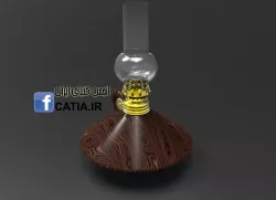 Decoration Oil lamps with CATIA