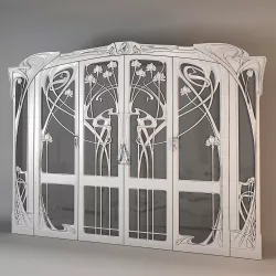 Doors Art Nuvo 3D model