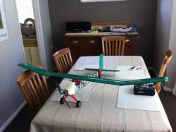 Full ABS RC plane with brushless electric motor
