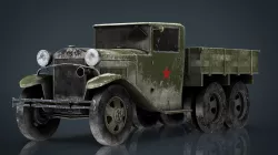GAZ AAA TRUCK WINTER 3D model