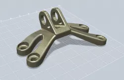 GE jet engine bracket