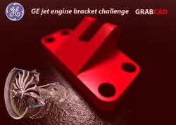 GE jet engine bracket challenge