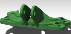 GE jet engine bracket final optimization