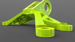 GE jet engine bracket V2