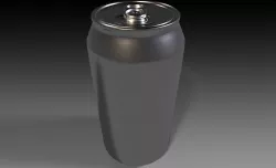 Generic Aluminum Drink Can 3D model