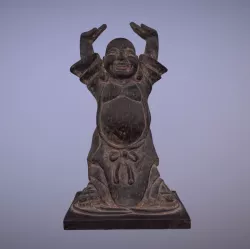 Happy Buddha Low-poly  3D model