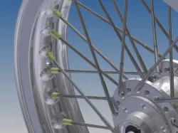 Honda CR750 (CB750R) Front wheel