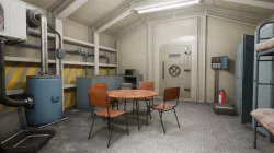 HQ Nuclear Bomb Shelter Low-poly  3D model