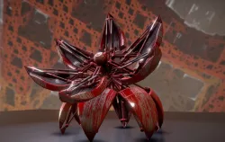 Hydraulic Sphere Bot - Bloody Horror Version Low-poly  3D model