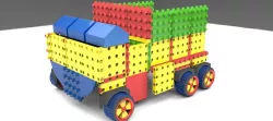 lego brick truck