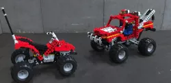 LEGO Technic Four Wheeler & Rebel Wrecker 8858