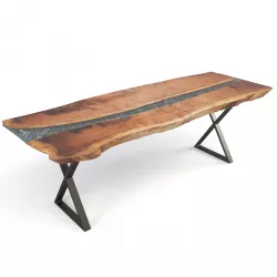 Live Edge River Table 3D model