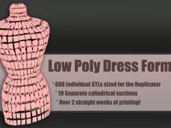 Low Poly Dress Form