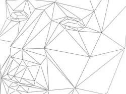 Low Polygon Printable Mask